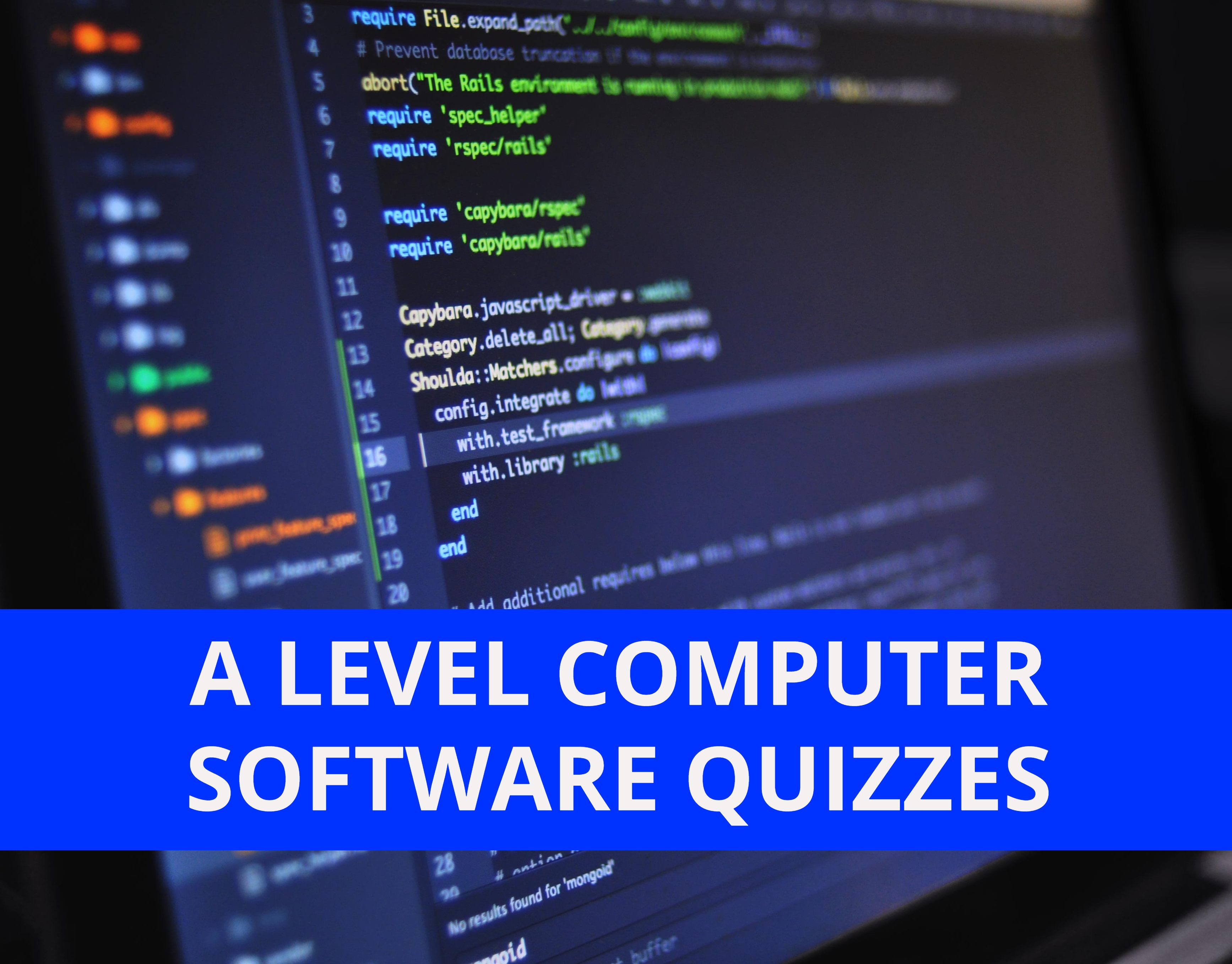 A level Computer Software Quizzes