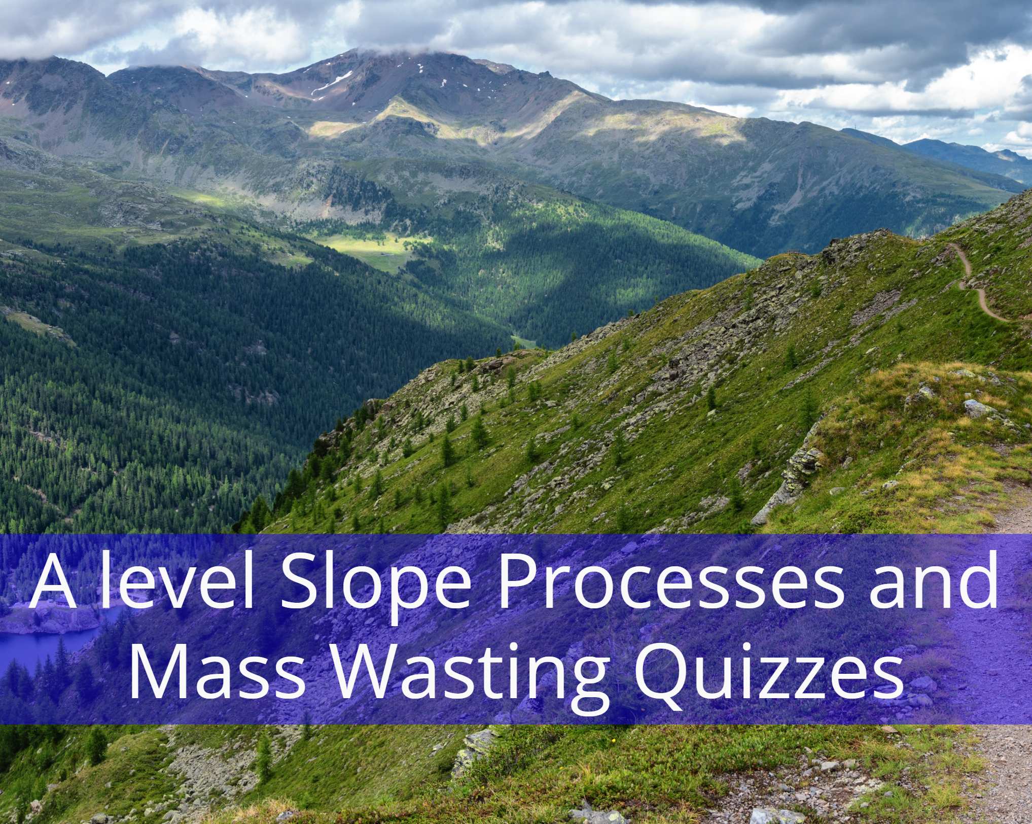 A level Slope Processes and Mass Wasting Quizzes