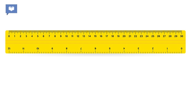<p>How long is this ruler?</p>